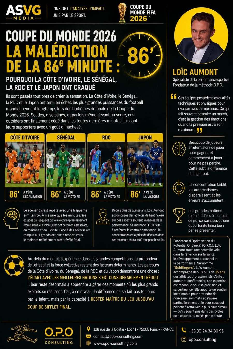 La malédiction de la 86ème minute ?